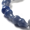 Dyed & Heated Natural Blue Aventurine Beads Strands G-P528-G03-01-4