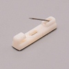 Adhesived Plastic Back Bar Pins with Iron Pins FIND-WH0100-57-2