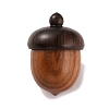 Wooden Acorn Box Jewelry Pendants WOOD-WH0022-06D-1