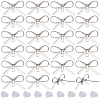 20Pcs Brass Stud Earring Findings KK-SC0008-01P-1
