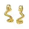 304 Stainless Steel Snake Stud Earrings for Women EJEW-K244-14G-2