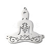 Non-Tarnish 201 Stainless Steel Pendants STAS-D041-10P-1