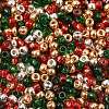4 Colors 8/0 Christmas MIYUKI Round Rocailles Seed Beads SEED-X0058-16-2