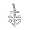 Non-Tarnish 304 Stainless Steel Pendants STAS-C103-33P-1