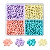 800Pcs 4 Styles Mixed Styles 8/0 Glass Round Seed Beads SEED-FS0001-18C-1