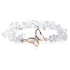 Fashionable Natural Quartz Crystal Chips Beaded Bracelets TI6720-12-1