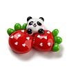 Panda Theme Opaque Resin Decoden Cabochons RESI-H154-02E-1