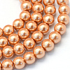 Baking Painted Glass Pearl Bead Strands X-HY-Q003-3mm-33-1