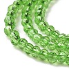 Transparent Glass Beads Strands GLAA-H021-03-18-5