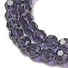 Transparent Glass Beads EGLA-A035-T6mm-D15-4