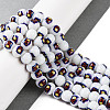 Printing Glass Beads for Necklaces Bracelets Making GLAA-B020-02A-10-2