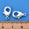 Brass Lobster Claw Clasps KK-YW0004-01C-S-3