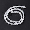 Natural White Agate Beads Strands X-G-C247-01A-3