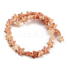 Synthetic Coral Dyed Carved Beads Strands SHEL-K007-18C-2