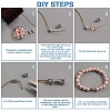 Tarnish Resistant 304 Stainless Steel Screw Clasps LS-STAS-L135-02-6