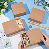 Kraft Paper Storage Gift Drawer Boxes LS-CON-WH0095-56D-3