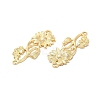 Brass Link Connector Charms KK-Q773-11G-2