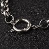 Tarnish Resistant 304 Stainless Steel Rolo Chain Bracelets BJEW-H477-04-3