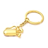 Alloy Enamel Sports Red Golf Tube Keychains LS-KEYC-I119-03G-2