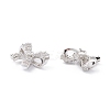 Rack Plating Brass Micro Pave Cubic Zirconia Charms ZIRC-C026-02P-2