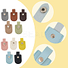 10Pcs 10 Colors Arch Shaped Imitation Leather Nail Clipper Cases DIY-CL0002-28B-6
