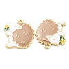 Alloy Enamel Pendants ENAM-D051-17A-G-3