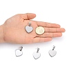Tarnish Resistant Fashionable 304 Stainless Steel Stamping Blank Tag Pendants LS-STAS-J002A-01-4