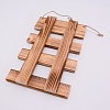 Natural Wood Hanging Wall Decorations HJEW-WH0008-54-2
