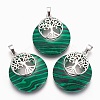 Natural & Synthetic Gemstone Pendants G-F573-C-2