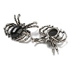Natural Obsidian Pendants G-G147-05AS-13-2