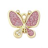 Alloy Enamel Pendants ENAM-F144-14B-1