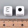 Opaque Acrylic Beads SACR-T035-03E-4