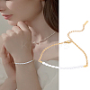 1Pc 201 Stainless Steel Cable Chain Bracelets BJEW-LP0001-44-1