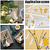 Animal Theme Unfinished Blank Wooden Pendants Set for Painting Arts WOOD-WH0124-26D-5