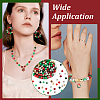 DIY Christmas Polymer Clay Rhinestone & Glass & Acrylic Beads Jewelry Findings Kits Kits DIY-NB0012-24-6
