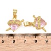 Brass Pendants kk-P343-09B-G-01-3