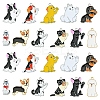 22Pcs 11 Styles Rack Plating Alloy Enamel Pendants FIND-FS0002-76-3