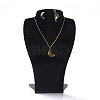 Organic Glass Necklace Displays NDIS-P002-01B-L-4
