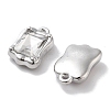 Rack Plating Alloy Rhinestone Charms PALLOY-F311-18P-2