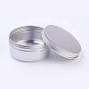 Round Aluminium Tin Cans CON-WH0010-02P-100ml-2