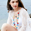 3Pcs 3 Styles 304 Stainless Steel Macrame Pouch Necklace Making for Gemstone Nuggets NJEW-BBC0001-25-5