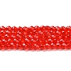 Transparent Glass Beads Strands LS-GLAA-H021-04-25-2