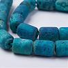 Electroplated Natural Druzy Geode Agate Bead Strands G-P251-C02-1