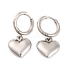Non-Tarnish 304 Stainless Steel Hoop Earrings for Women EJEW-Z057-14P-02-1