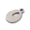 Non-Tarnish 201 Stainless Steel Charms STAS-U016-01P-O-2