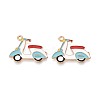 Alloy & Enamel Pendants ENAM-T021-62G-1