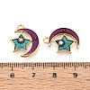Alloy Enamel Pendants ENAM-S126-007-01-3