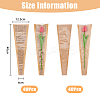 2 Bags 2 Styles Kraft Paper Gift Bags AJEW-FH0003-94-2