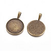 Tibetan Style Pendant Cabochon Settings LS-TIBEP-20474-AB-LF-2