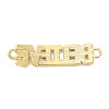 Alloy Enamel Links Connectors KK-P202-34G-3